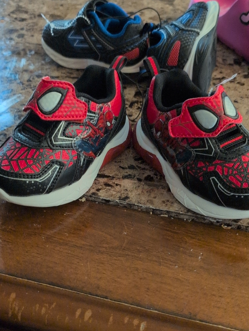 Marvel Spider-Man Red & Black Light-Up Kids Sneakers